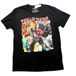 Neu Transformers Optimus Prime T-Shirt L Herren schwarz Comics Film Tee - Bild 1 von 4