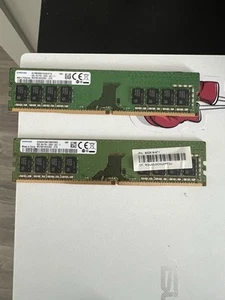 RAM de escritorio 16 GB Samsung 2 X 8 GB 1RX8 PC4-2666V-UA2 NO ECC M378A1K43CB2-CTD - Imagen 1 de 4