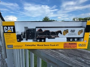 Peterbilt 379 1:64 Caterpillar Engine Mural Semi-Truck # 1, Norscot 55079, New!! - Picture 1 of 8