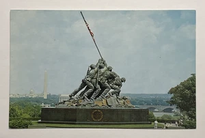 US Marine Corps War Memorial Arlington Virginia Postcard Unposted - Picture 1 of 2