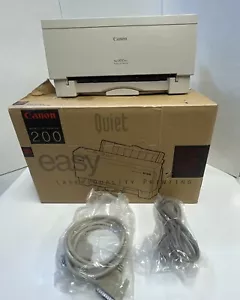 Canon BJC-200 ex Bubble Jet Printer - With Box Laser Quality- Need Ink - Tested - Picture 1 of 13