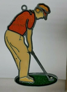 Suncatcher Hombre Golf + Mujer Golf Par Grande Personalizado LEER - Imagen 1 de 5
