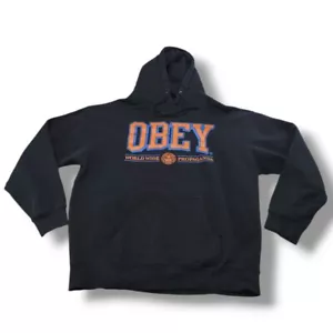Sudadera Obey Talla Grande Obey Worldwide Propaganda Sudadera con Capucha Estampado Gráfico Sudadera con Capucha - Imagen 1 de 9