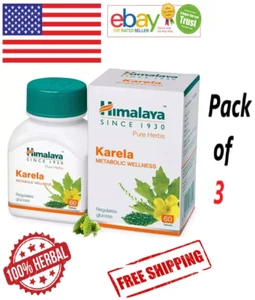 (3 X 60 = 180 Tabs) Himalaya Karela For Metabolic Wellness (FREE SHIP) - Picture 1 of 5