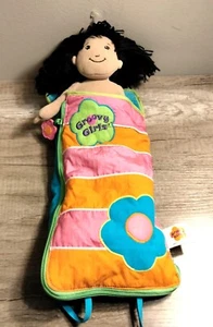 Groovy Girls Kendra Doll Black Hair Olive Skin & Sleeping bag Set of 2 - Picture 1 of 2