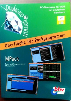 Oberfläche für Packprogramme bhv MPack, PC-Shareware für DOS, 1994 - Bild 1 von 3