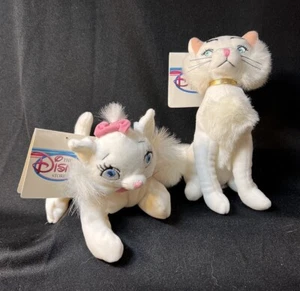 Disney's Aristocrats Bean Bag Plush Marie And Dutchess 90s Rare New with Tags - Picture 1 of 5