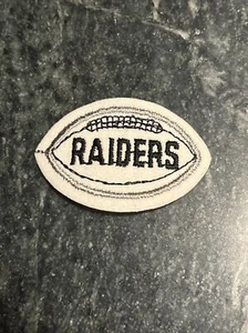 LA Raiders NFL Football 3" Patch Throwback Trucker Mütze 70er Jahre selten aufnähen Filz - Bild 1 von 3