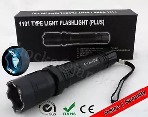 Elektroschock Selbstverteidigung Elektroschock LED Taschenlampe Tourch Polizei - Bild 1 von 3