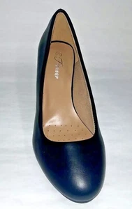 Doris-23 Women's Round Toe Patent Wedge Heel Shoes Size  7.5 - Picture 1 of 3