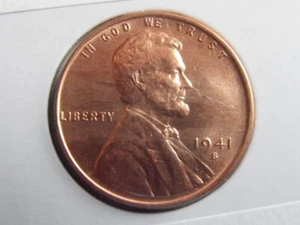 1941 S Lincoln Cent, Stempelglanz (41SDC2) - Bild 1 von 4