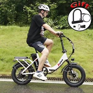 Aaiwa 750W 36V 16" City Ebike Folding Electric Bike Fits Adult Fat Tire Beach - Picture 1 of 11