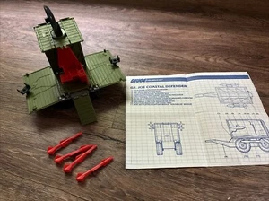 Vintage GI Joe 1987 Coastal Defender Missile Trailer komplett mit Bauplänen -C726 - Bild 1 von 7