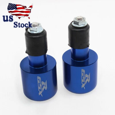 Extremos de manillar azul CNC para Suzuki GSXR600 1997-2016/GSX1300BK (B-King) 2008 Foto 1 de 4