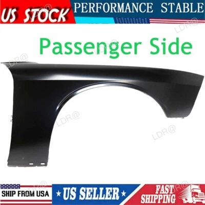 Fender For 2008-2022 Dodge Challenger Front RH Passenger Side Primed Steel Foto 1 de 4