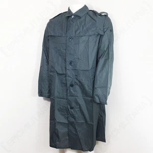 Original Swiss Raincoat - Surplus Grey Rain Coat Jacket Long Military All Sizes - Picture 1 of 3