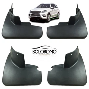 4X Mud Flaps Splash Guards Mudflaps Set Front Rear For Mercedes ML350 W166 10-15 - Picture 1 of 13