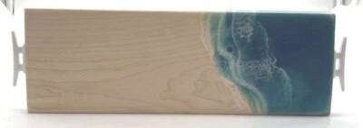 Beach & Surf - Wood Serving Tray Artistic /Charcuterie Board - Image 1 of 4