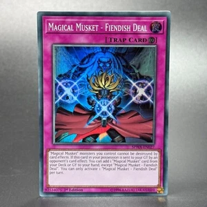 Yu-Gi-Oh! #SPWA-EN027 Magical Musket - Fiendish Deal Super Rare 1st Edition - Picture 1 of 2
