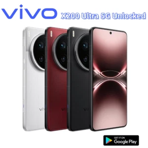 ViVO X200 Ultra 5G Unlocked 120Hz 200MP Zeiss Lens Snapdragon8 Elite 6000mAh OTA - Picture 1 of 16