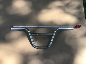 Old / Mid School BMX Redline Handlebar RL Chrome Red Line 90s 2000s. Nice! - Picture 1 of 8