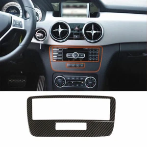 Console Volume Button Control Frame For Mercedes-Benz GLK 2013-2015 Carbon Fiber - Bild 1 von 7