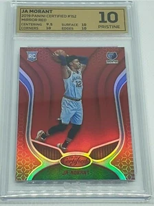 Ja Morant - 2019 Panini Certified - Mirror Red Rookie / RC #152 OCE 10 PRISTINE - Picture 1 of 7