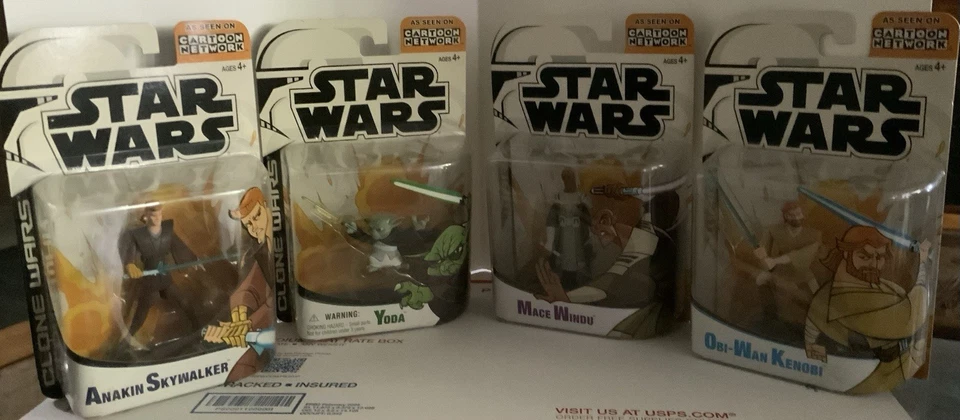 Lote de 10 series animadas Star Wars Clone Wars Cartoon Network Foto 1 de 4