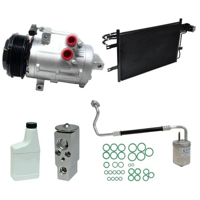 Kit de compresor y condensador de CA para Ford Flex Taurus MKTS MKT Sable KTC194-1 Foto 1 de 4