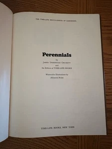 Vintage 1975 Time-Life Encyclopedia Of Gardening Perennials Hardcover Book - Picture 1 of 5