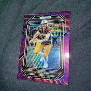 2023 Panini Prizm Draft Picks - Josh Allen #58 Purple Wave Prizm - Bild 1 von 2