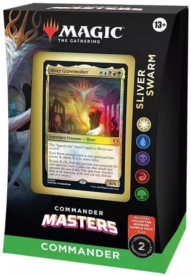 Magic the Gathering MtG Commander Masters Sliver Swarm Commander Deck - Image 1 of 1