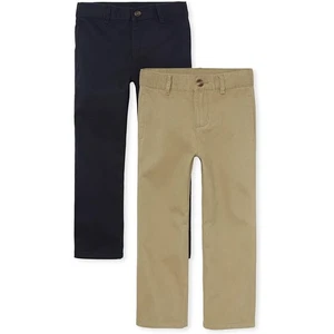The Children's Place Boys Chino Set Of 2 Pairs Size 6 - Picture 1 of 9