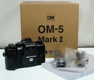 OLYMPUS OM-5 MARK II OPEN BOX PERFECT LESS THAN 50 SHUTTER COUNT - Picture 1 of 8