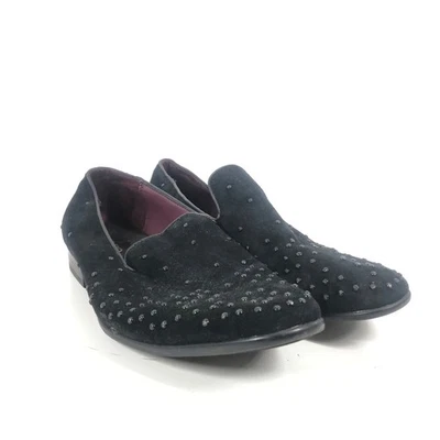 Mocasines de gamuza negros con cuentas tachonados Aldo para hombre EE. UU. 10 Foto 1 de 4