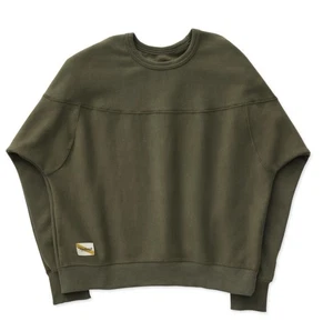 Sudadera Tracksmith Trackhouse Recortada Crew Pequeña Verde Escarabajo Pequeña Nueva - Imagen 1 de 5