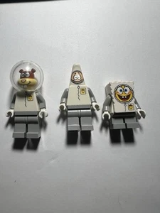 LEGO SpongeBob SquarePants Sandy Cheeks Patrick Astronaut Space Minifigure -Rare - Picture 1 of 2