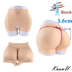 US Stock Silicone Crotch Hip Pant Plump Buttocks Panty Crossdresser Transgender - Picture 1 of 14