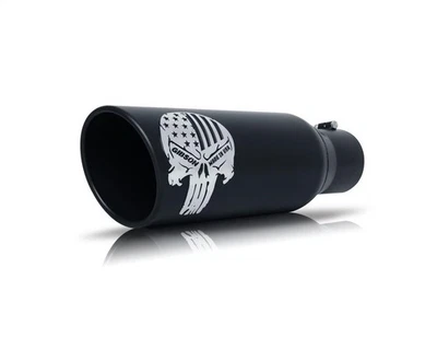Gibson Performance Exhaust Exhaust Tail Pipe Tip - Patriot Skull - Изображение 1 из 4