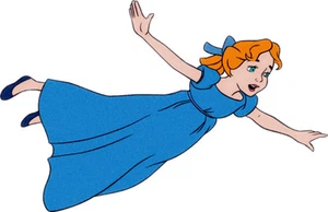 WENDY DARLING Flying - Window Cling Decal Sticker Walt Disney Peter Pan Film NEW - Picture 1 of 1