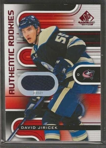 2022-23 SP Game Used #227 David Jiricek (RC) -Authentic Rookies Jersey-Jackets - Picture 1 of 2