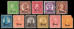 United States Scott 658-668 (1929) Mint/Used H F-F-VF Complete Set, CV $295.75 J - Bild 1 von 1
