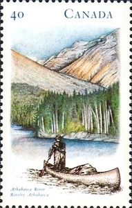 [OOS] Canada #SG1433 MNH 1991 Athabasca River Canoe Mountain Wilderness [1322] - Picture 1 of 1