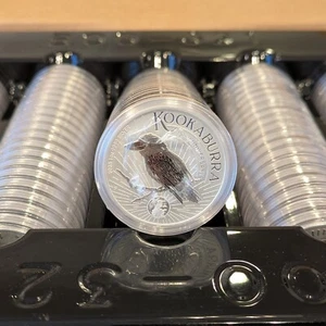 NEW! GEM BU 2025 AUSTRALIA 1 OZ OUNCE SILVER KOOKABURRA COIN - 35th ANNIVERSARY! - Picture 1 of 6
