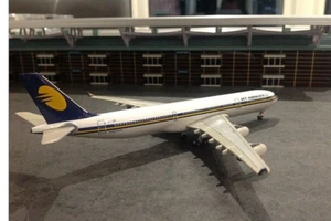 1:400 Gemini Jets Jet Airways Airbus A340-313E VT-JWB Ultra Rare 1500 Made. - Picture 1 of 8