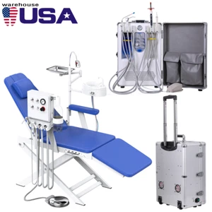 Portable Mobile Dental Delivery Unit Air Compressor Suction/Chair Turbine Unit - Picture 1 of 26