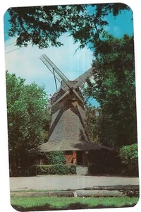 OLD DUTCH MILL Wagner Park Smith Center Wind Windmill  Kansas Postcard KS - Picture 1 of 2