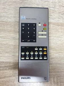 Genuine Philips 5350 TV/VCR Remote Control – Silver - Picture 1 of 7