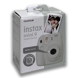 Fujifilm Instax Mini 9 Kamera smoky white Sofortbildkameras - Bild 1 von 1