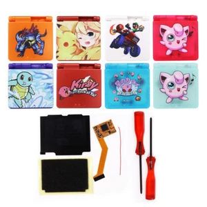 High Backlight V2 IPS LCD Screen Kit Pre-cut UV Printed Shell Case For GBA SP - Picture 1 of 29